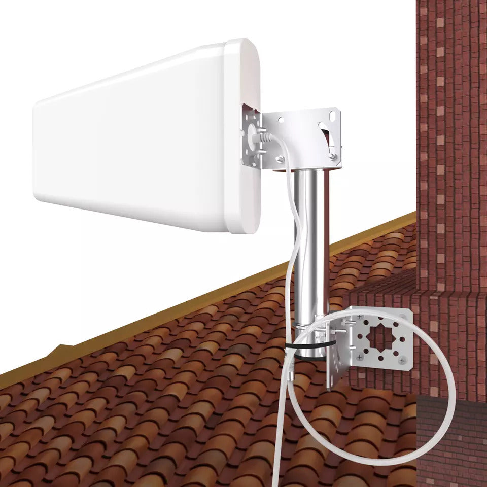 Mounting Pole For Dual Outdoor Antennas